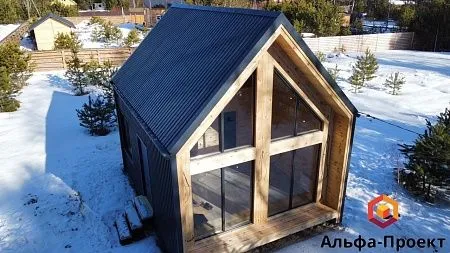 Проект каркасного дома "Барнхаус 50"