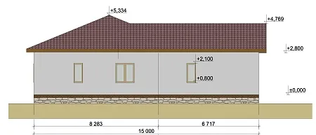 Проект дома из СИП 162м2