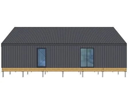 Проект каркасного Барнхаус 103 м2