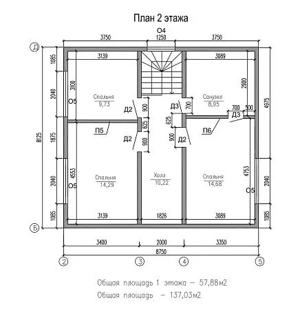 Проект дома из СИП 137м2