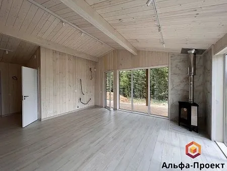 Проект каркасного дома "Барнхаус 90,5"