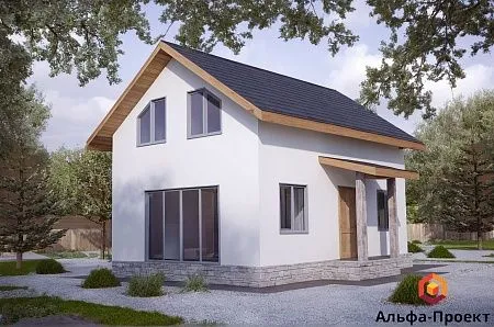 Проект дома из СИП 88м2