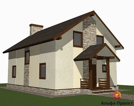Проект дома из СИП 150м2 с сауной