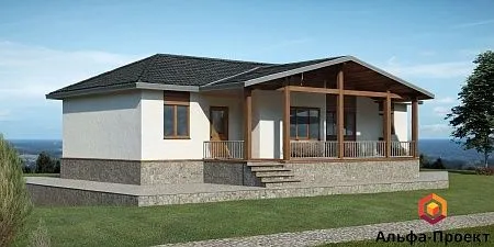 Проект дома из СИП "Финский" 127м2