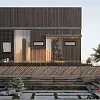 Готовый проект каркасного дома "Барнхаус 93,6" Готовый проект каркасного дома "Барнхаус 93,6"