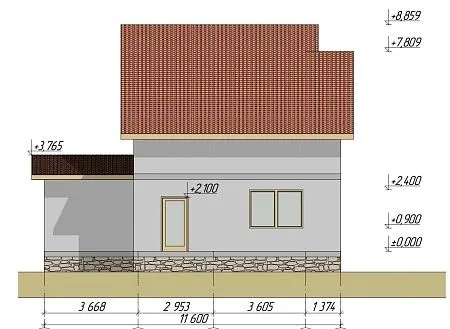 Проект дома из СИП 117м2