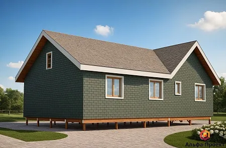 Проект каркасного дома 110 м2