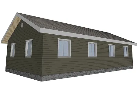 Проект каркасного дома 150 м2