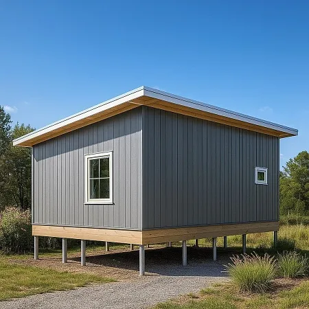 Проект дома из СИП 57м2