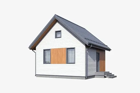 Проект каркасного дома "Саблинка" 51 м2