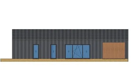 Проект каркасного дома "Барнхаус 109"