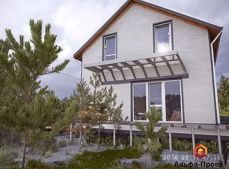 Проект дома из СИП 128м2 с сауной