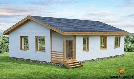 Проект каркасного дома 135 м2
