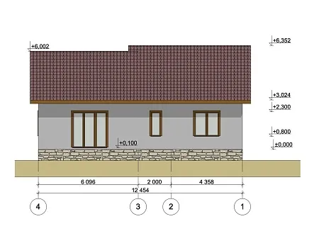 Проект дома из СИП "Агат" 95,8м2
