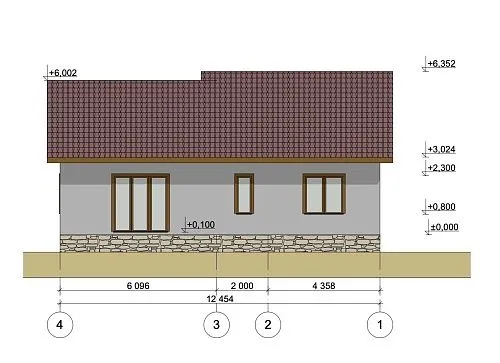 Проект дома из СИП "Агат" 95,8м2 Проект дома из СИП "Агат" 95,8м2
