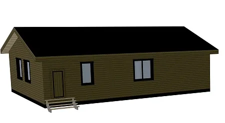 Проект каркасного дома 135 м2