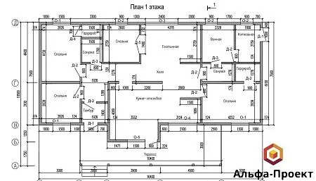 Проект дома из СИП "Финский" 127м2