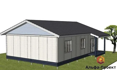 Проект дома из СИП 103м2