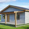 Проект каркасного дома 6х8 метра, 32м2