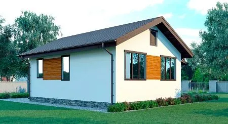 Проект каркасного дома 85 м2