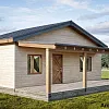 Проект каркасного дома 6х8 метра, 32м2