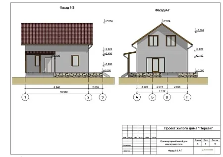 Проект дома из СИП «Персей», 127м2