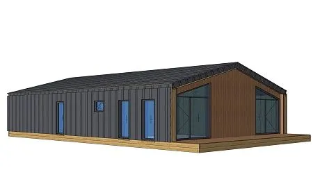 Проект каркасного дома "Барнхаус 109"