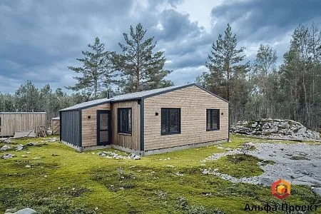 Проект каркасного дома "Барнхаус 90,5"