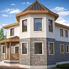 Проект каркасного дома 210 м2