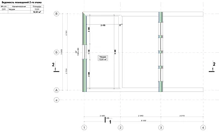 Проект каркасного дома-бани Барнхаус 68 м2