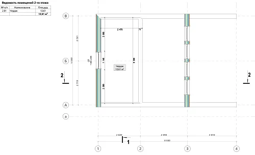 Проект каркасного дома-бани Барнхаус 68 м2 Проект каркасного дома-бани Барнхаус 68 м2