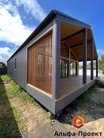 Проект каркасного дома "Барнхаус 138"