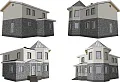 Проект каркасного дома 210 м2