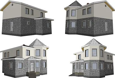 Проект каркасного дома 210 м2