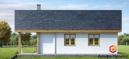 Проект дома из СИП "Финский" 90,5м2