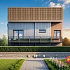Готовый проект каркасного дома "Барнхаус 93,6" Готовый проект каркасного дома "Барнхаус 93,6"