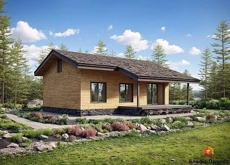 Проект каркасного дома 140 м2