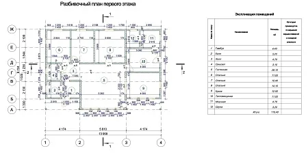 Проект дома из СИП 125м2 с сауной