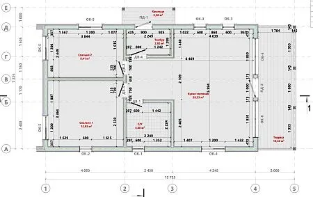 Готовый проект каркасного барнхаус "Оккервиль" 85 м2