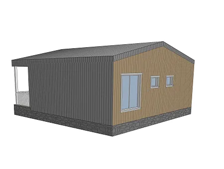 Проект каркасного дома 100м2