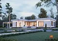 Проект каркасного дома 301 м2