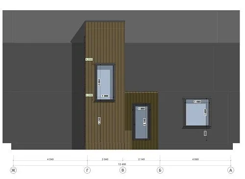 Проект каркасного дома 165 м2