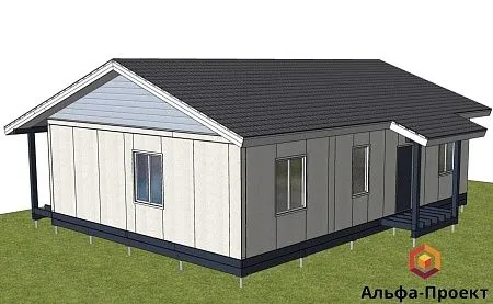 Проект дома из СИП 103м2