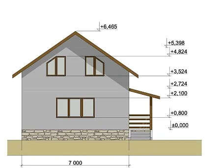 Проект дома из СИП 126м2