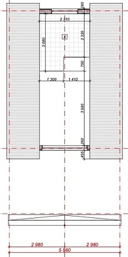 Готовый проект каркасного дома "А-фрейм 6х7.5", 66 м2 Готовый проект каркасного дома "А-фрейм 6х7.5", 66 м2