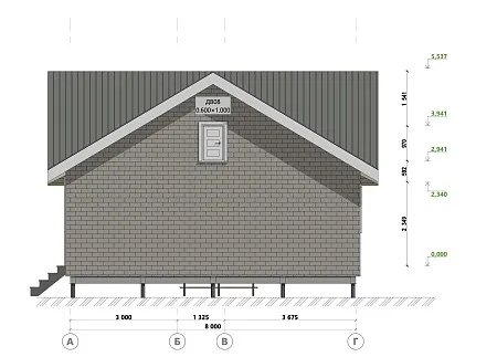 Проект каркасного дома 110 м2