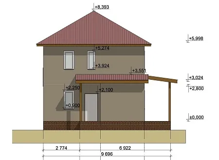 Проект дома из СИП 154,5м2