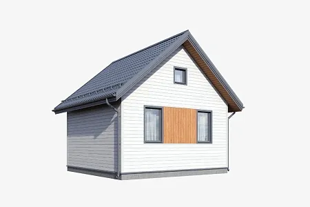 Проект каркасного дома "Саблинка" 51 м2