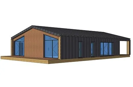 Проект каркасного дома "Барнхаус 109"