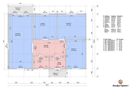 Проект дома из СИП 103м2